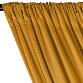 Interlock Knit Rod Pocket Curtains - Gold