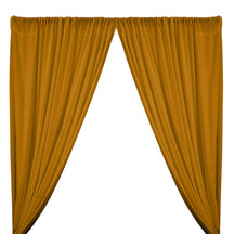 Peachskin Rod Pocket Curtains - Gold