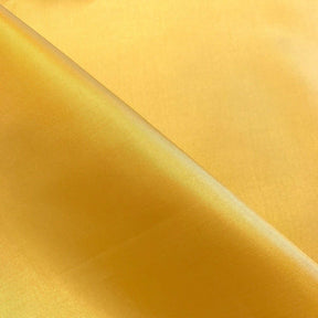 Poly China Silk Lining Rod Pocket Curtains - Gold