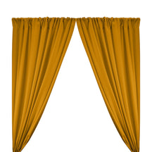 Poplin (60 Inch) Rod Pocket Curtains - Gold