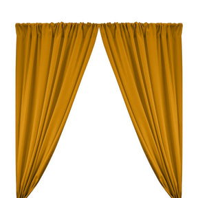 Poplin (110 Inch) Rod Pocket Curtains - Gold