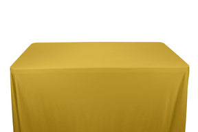 Shiny Milliskin Tricot Banquet Rectangular Table Covers - 8 Feet