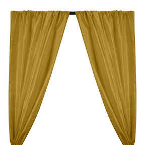 Silk Dupioni (54") Rod Pocket Curtains - Gold