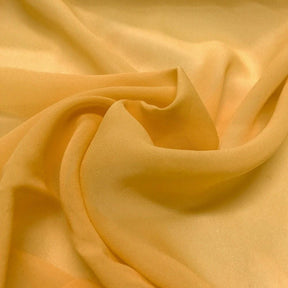 Silk Georgette Chiffon Rod Pocket Curtains - Gold