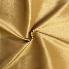 Stretch Taffeta Rod Pocket Curtains - Gold