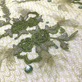 Floral Gem Embroidery