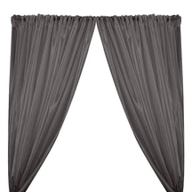 Extra Wide Nylon Taffeta Rod Pocket Curtains - Grey