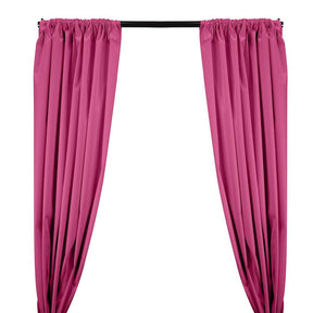Ottertex® Canvas Waterproof Rod Pocket Curtains - Hot Pink