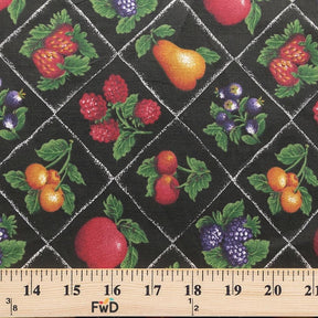Fruits Print Broadcloth Fabric