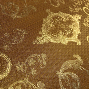 Copper Jacquard Fabric