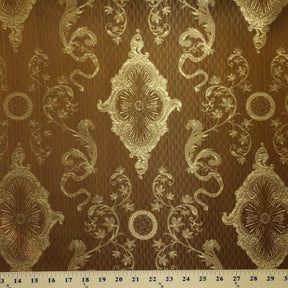 Copper Jacquard Fabric