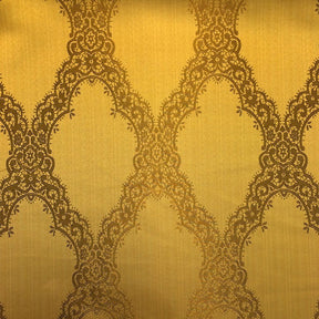 Gold & Gold Jacquard Fabric