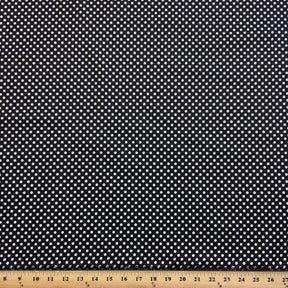 Black Polka Dot Printed Cotton Fabric