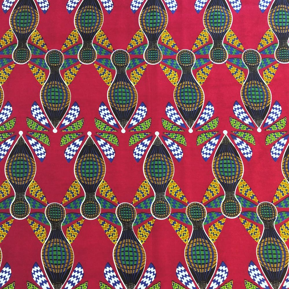 African Print Fabric (90149-5) 100% Cotton 44