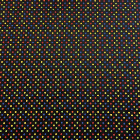 Black Multi Dot Printed Cotton Fabric
