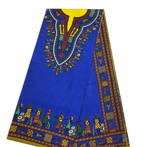 Dashiki Angelina African Print - Blue Fabric