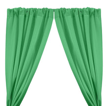 Neoprene Scuba Rod Pocket Curtains - Aqua Green