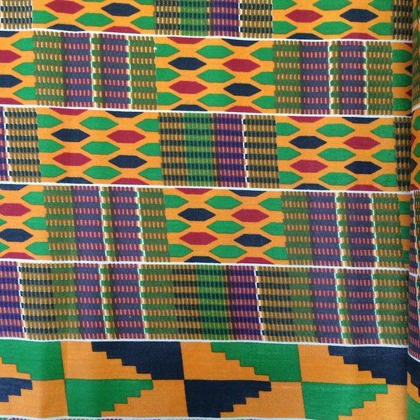 African Print Kente Fabric