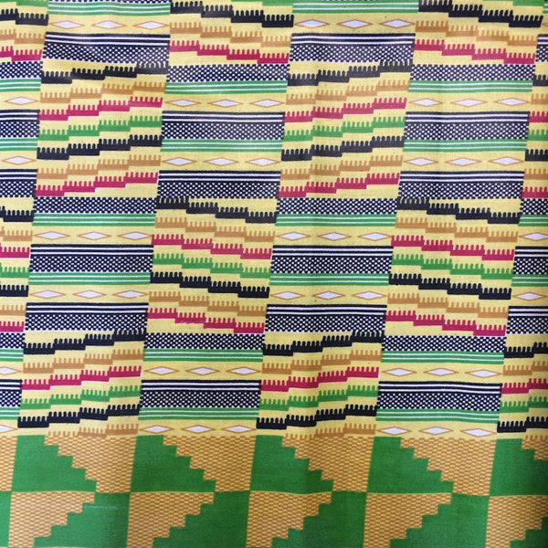 African Print Kente 3 Fabric