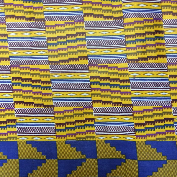 African Print Kente 4 Fabric