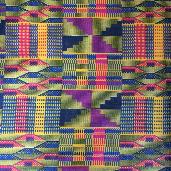 African Print Kente 5 Fabric