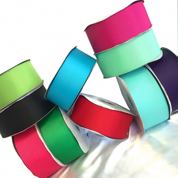 Grosgrain Ribbon Solid (2.25") - All Colors Fabric