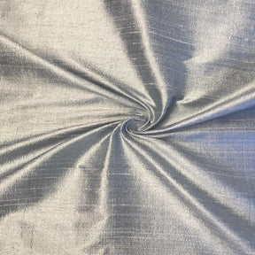 Silk Dupioni (54 Inch) Rod Pocket Curtains -  Ice Blue