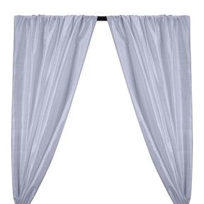 Silk Dupioni (54 Inch) Rod Pocket Curtains -  Ice Blue