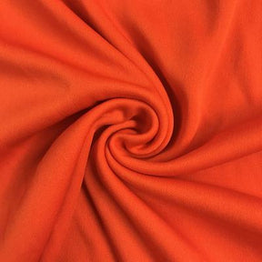 Interlock Knit Rod Pocket Curtains - Orange