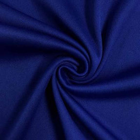 Interlock Knit Rod Pocket Curtains - Royal Blue
