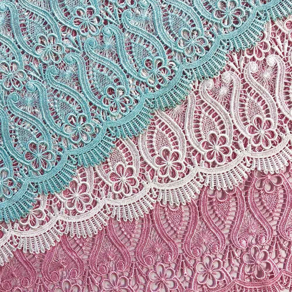 Iris Guipure French Venice Lace Fabric