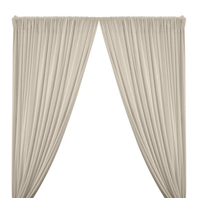 DTY Double-Sided Brushed Rod Pocket Curtains - Ivory