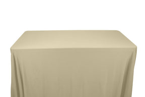Matte Milliskin Tricot Banquet Rectangular Table Covers - 8 Feet