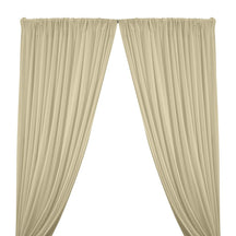 Matte Milliskin Rod Pocket Curtains - Ivory