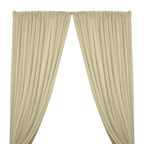Matte Milliskin Rod Pocket Curtains - Ivory