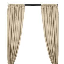 Ottertex® Canvas Waterproof Rod Pocket Curtains - Ivory