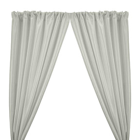 Stretch Taffeta Rod Pocket Curtains - Ivory