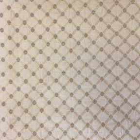 Diamond Checkered Chenille Fabric