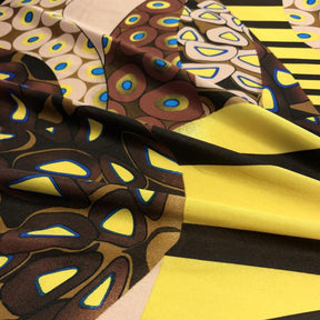 Karyn Brown Printed Charmeuse Fabric