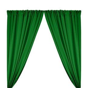 Poplin (60") Rod Pocket Curtains - Kelly Green