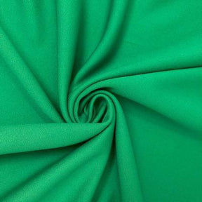 Scuba Double Knit Rod Pocket Curtains - Kelly Green