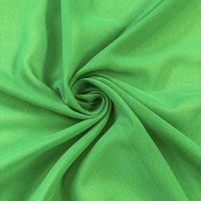 Polyester Chiffon Rod Pocket Curtains - Kelly Green