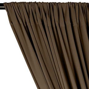 ITY Knit Stretch Jersey Rod Pocket Curtains - Khaki