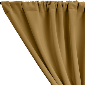Neoprene Scuba Rod Pocket Curtains - Khaki