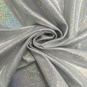 Nylon Spandex Hologram Small Dot Fabric