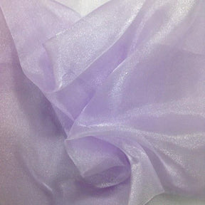 Crystal Organza Rod Pocket Curtains - Lavender