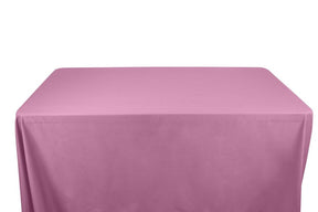 Cotton Polyester Broadcloth Banquet Rectangular Table Covers - 8 Feet