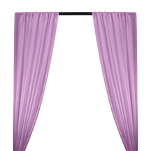 Silk Charmeuse Rod Pocket Curtains - Lavender