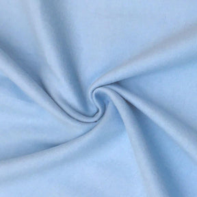 Cotton Flannel Rod Pocket Curtains - Light Blue