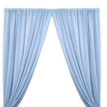 Ponte de Roma Rod Pocket Curtains - Light Blue